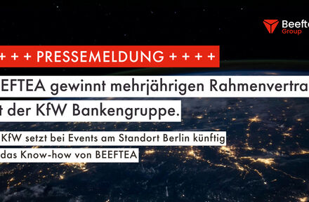 Eventagentur BEEFTEA gewinnt mehrjährigen Rahmenvertrag mit der KfW Bankengruppe - Foto 1