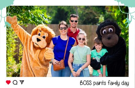 Beestige merkactivatie BOSS Paints in Zoo Planckendael - Foto 1