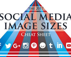 Ultimate Overview Social Media Image Sizes 2017 - infographic